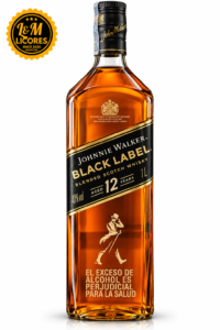 Johnnie walker black label Sello negro Litro