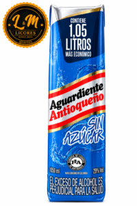 Aguardiente Antioqueño Azul Tetra (cajita)