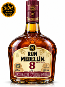 Ron Medellín 8 Años Doble 750ml