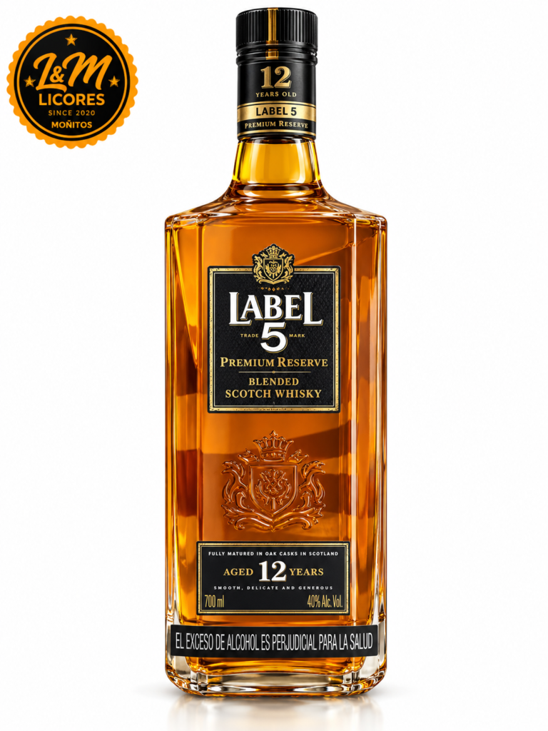 Whisky Label 5 12 Años