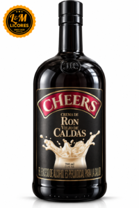 Crema de Ron viejo de caldas Cheer 700 ML Doble
