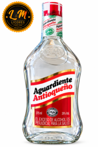 Aguardiente Antioqueño 375 ml Tapa Roja