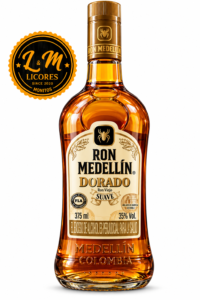 Ron Medellín Dorado sencilla panchita 375 ml