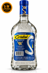Aguardiente Cristal 750 ml Doble