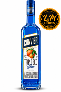 Licor Convier Triple Sec Azul 750 ml