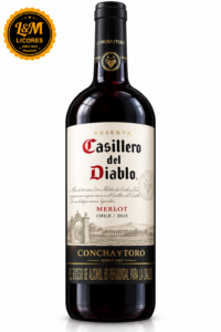 Vino Casillero del Diablo reserva merlot 750 ML