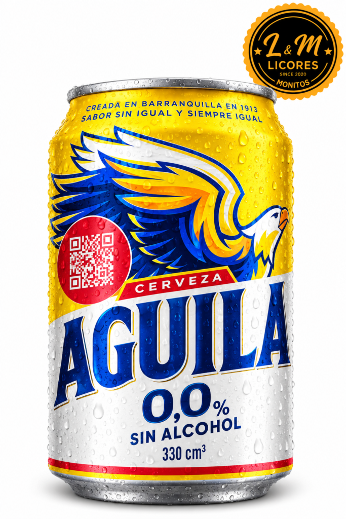 Cerveza aguila cero 330 ml Lata