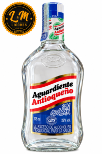 Aguardiente Antioqueño 375 Tapa Azul