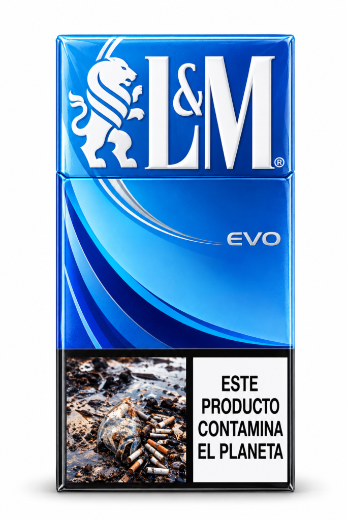 cigarrillo LyM azul
