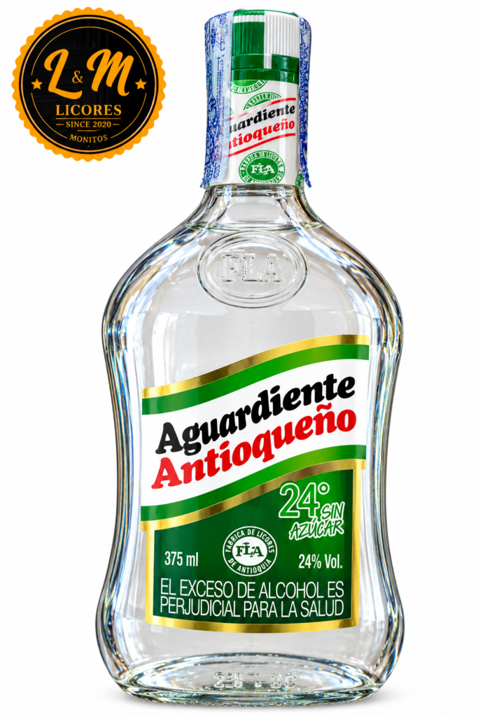Aguardiente Antioqueño 375 Tapa Verde