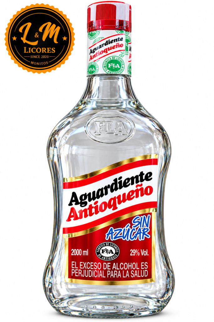 Aguardiente Antioqueño Garrafón Tapa Roja 2000 ml