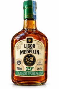 Licor de ron medellin 29 Garrafa pequeña 1750ml