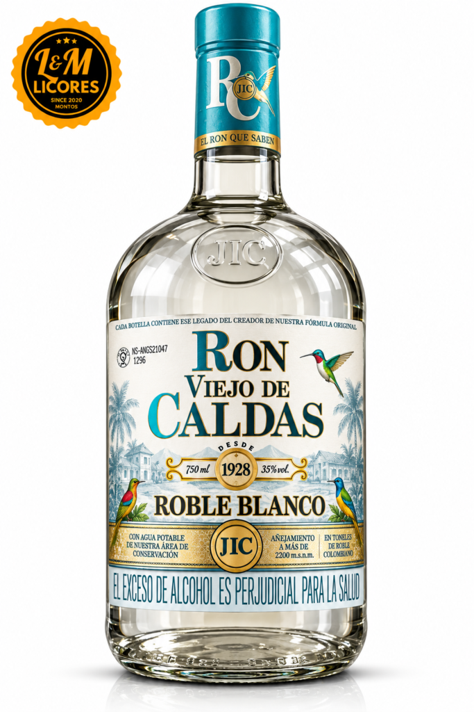 Ron viejo de Caldas Roble Blanco 700 ml