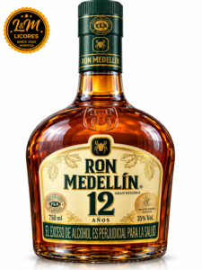 Ron Medellín 12 Años doble 750ml