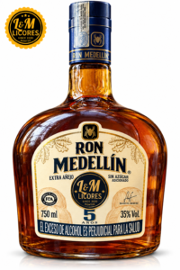 Ron Medellín 5 Años 750 ml Doble